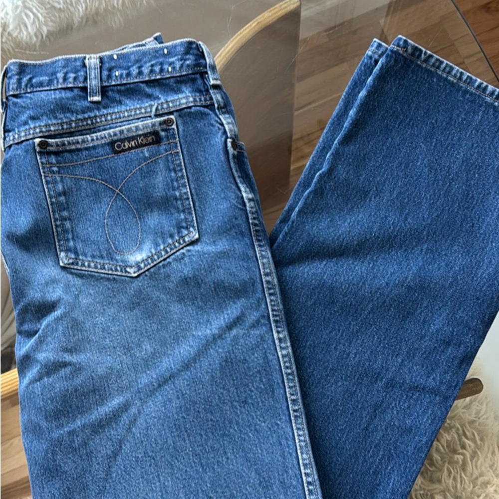 Rare men’s Vintage Calvin Klein Blue Denim Jeans 36x36